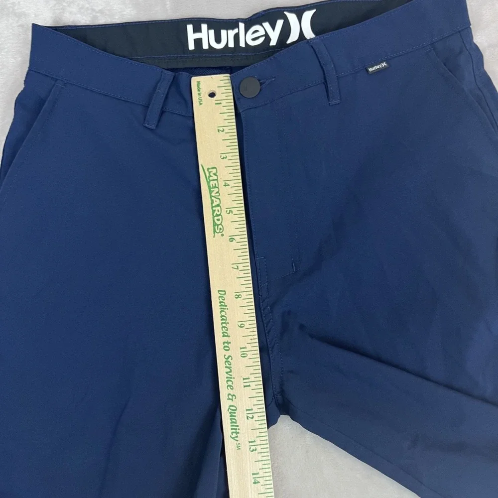 Hurley Shorts Mens 32 Blue Lightweight Hybrid Outdoor Athletic Skater Beach